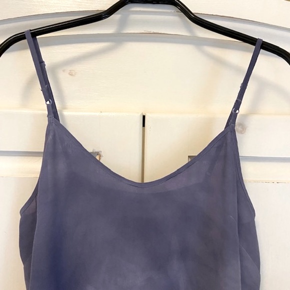 Wilfred Silk Tie Dye Periwinkle Blue Camisole - Picture 4 of 9
